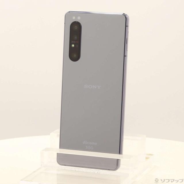 (中古)SONY Xperia 1 II 128GB パープル SO-51A docomoロック解除SIMフリー(349-ud)