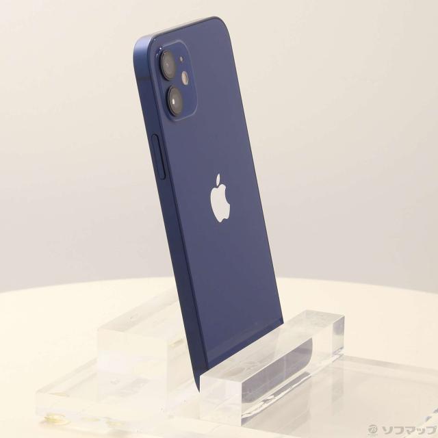 中古)Apple iPhone12 128GB ブルー MGHX3J/A SIMフリー(251-ud)
