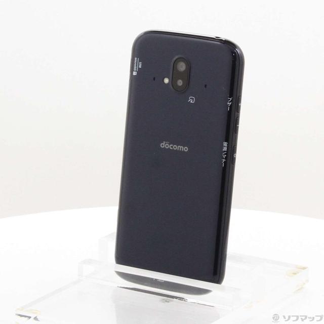 (中古)FCNT らくらくスマートフォン 64GB ネイビー F-52B docomo SIMフリー(262-ud)