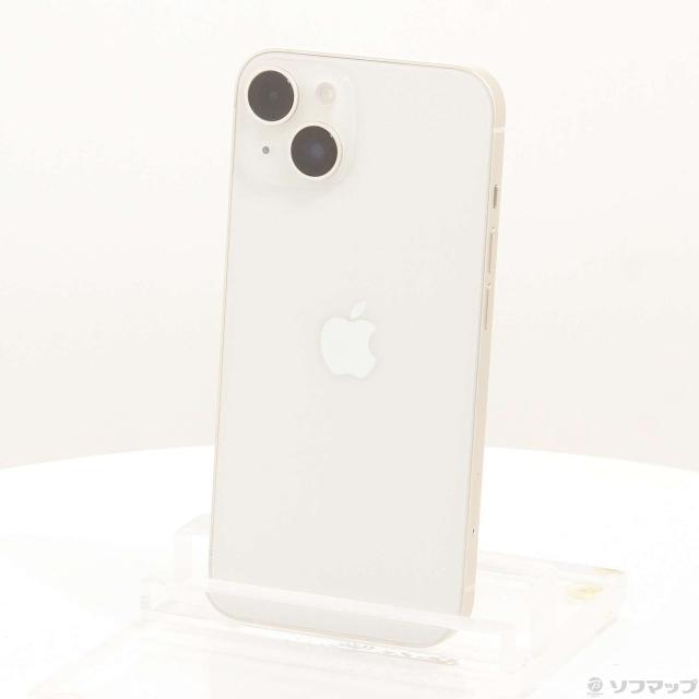 中古)Apple iPhone14 128GB スターライト MPUQ3J/A SIMフリー(371-ud 