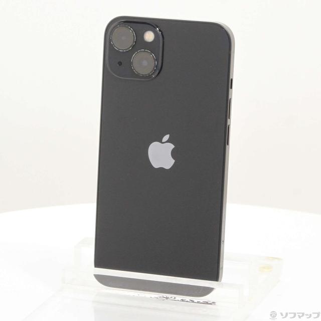 (中古)Apple iPhone13 128GB ミッドナイト MLNC3J/A SIMフリー(258-ud)