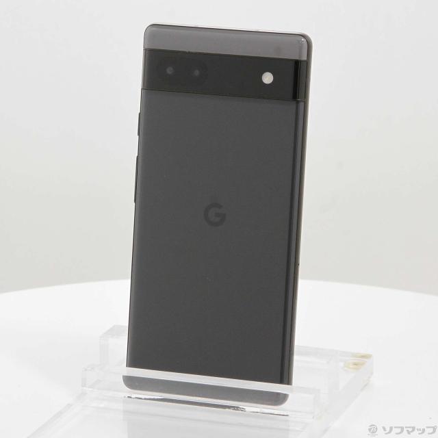 中古)GOOGLE Google Pixel 6a 128GB チャコール GB17L Softbank SIM