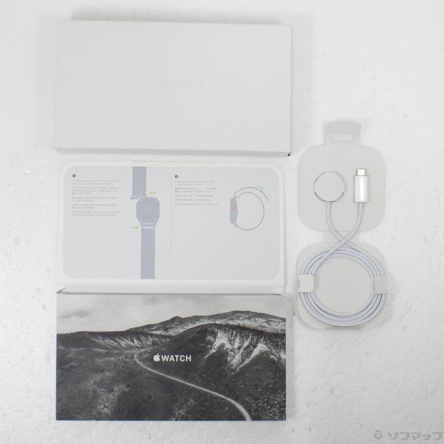 (中古)Apple Apple Watch Ultra GPS + Cellular 49mm チタニウムケース ブラック/グレイトレイルループ(344-ud)_4