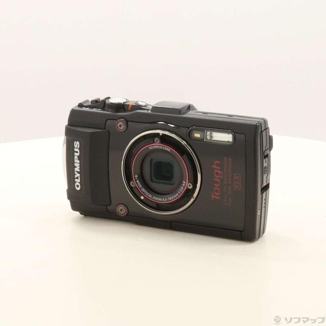 中古)OLYMPUS STYLUS TG-4 BLK Tough ブラック(258-ud) 【公式通販】