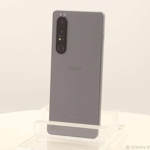 (中古)SONY Xperia 1 III 256GB フロストグレー SO-51B docomoロック解除SIMフリー(349-ud)