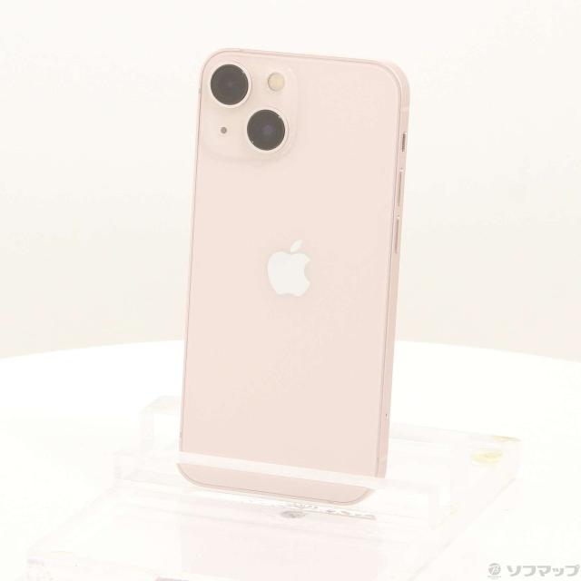 (中古)Apple iPhone13 mini 256GB ピンク MLJL3J/A SIMフリー(344-ud)