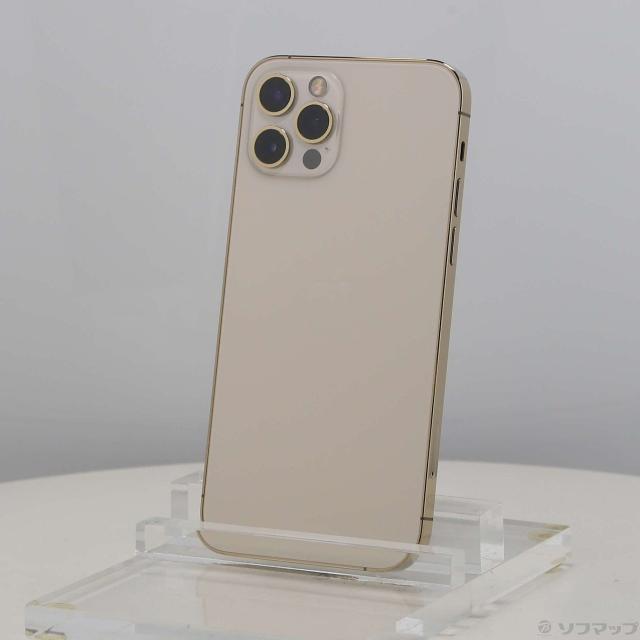中古)Apple iPhone12 Pro 256GB ゴールド MGMC3J/A SoftBank(377-ud