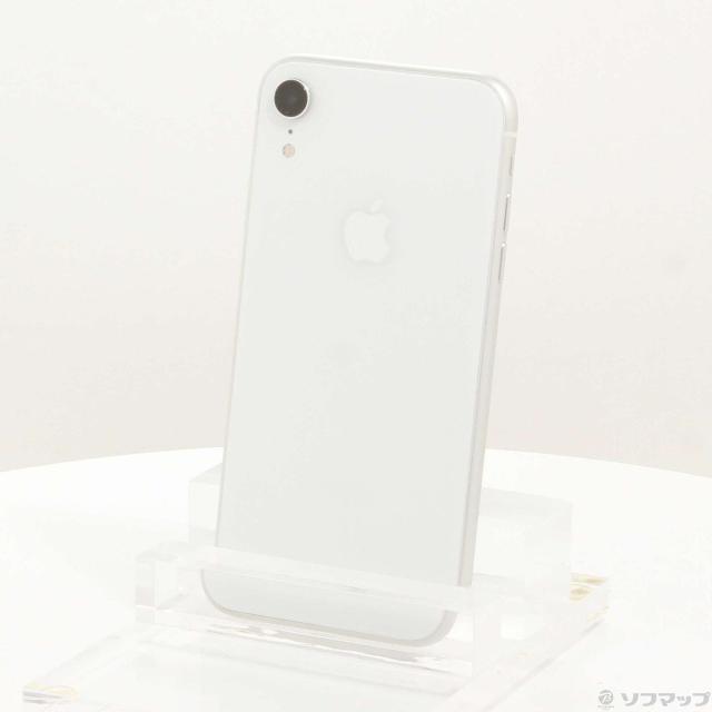 (中古)au iPhoneXR 64GB ホワイト MT032J/A SIMフリー(276-ud)