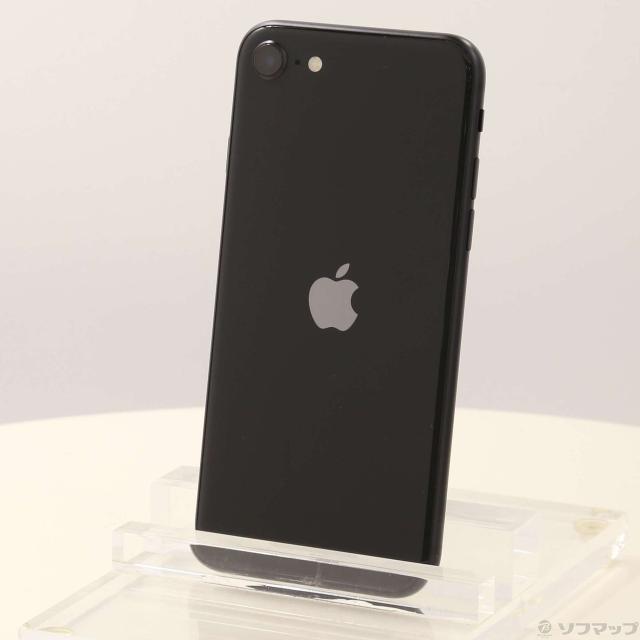 (中古)Apple iPhone SE 第2世代 64GB ブラック MX9R2J/A SIMフリー(196-ud)