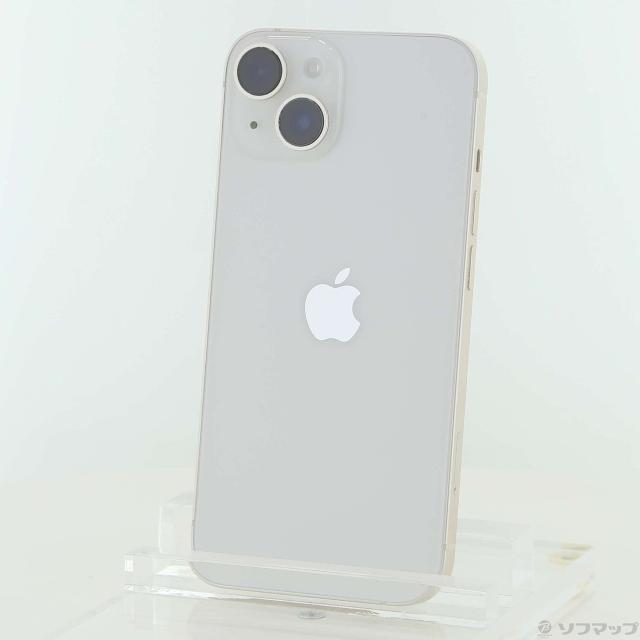 (中古)Apple iPhone14 128GB スターライト MPUQ3J/A SIMフリー (ネットワーク利用制限▲)(377-ud)