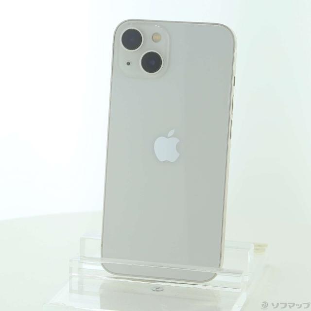 中古)Apple iPhone13 128GB スターライト MLND3J/A SIMフリー(262-ud)