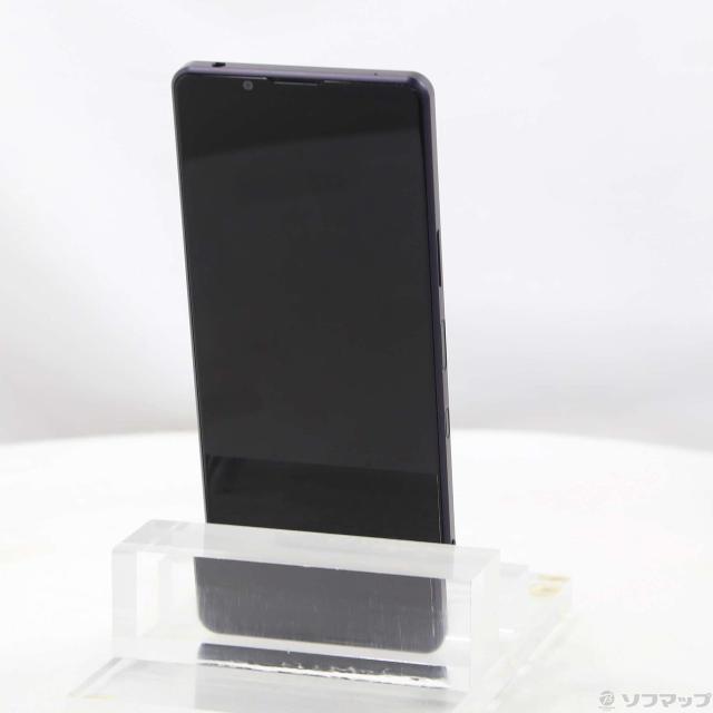 (中古)SONY Xperia 1 III 256GB フロストパープル SOG03 auロック解除SIMフリー(349-ud)_2