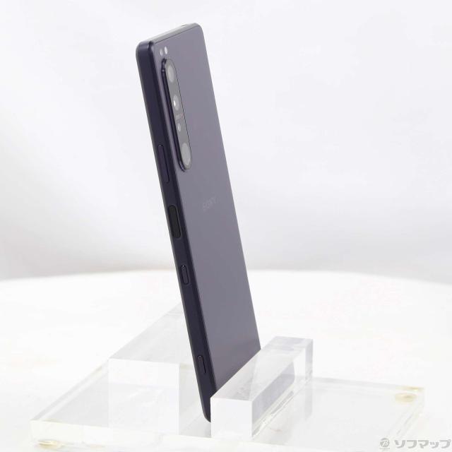 (中古)SONY Xperia 1 III 256GB フロストパープル SOG03 auロック解除SIMフリー(349-ud)_3