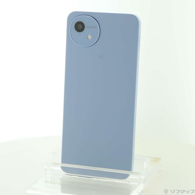 中古)SHARP AQUOS wish4 64GB ブルー SH-52E docomo SIMフリー