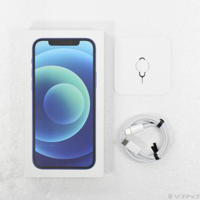 (中古)Apple iPhone12 128GB ブルー MGHX3J/A SIMフリー(368-ud)_4
