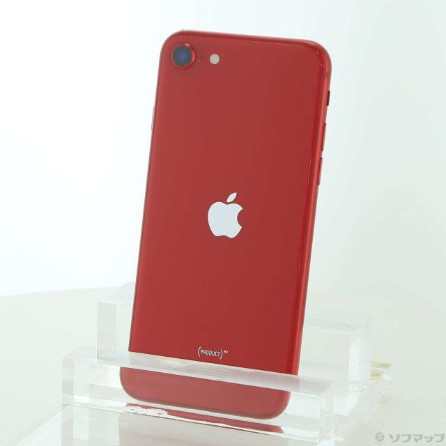 中古)Apple iPhone SE 第2世代 64GB プロダクトレッド MX9U2J⁄A SIM