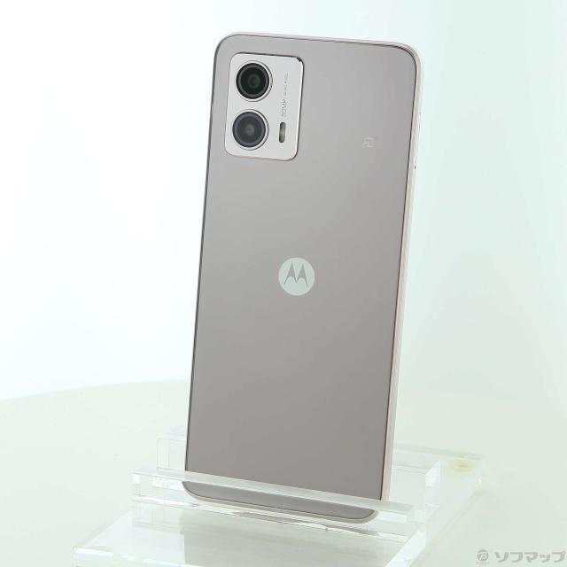 (中古)Motorola moto g53y 5G 128GB ペールピンク MOSAD3 Y!mobile SIMフリー(269-ud)