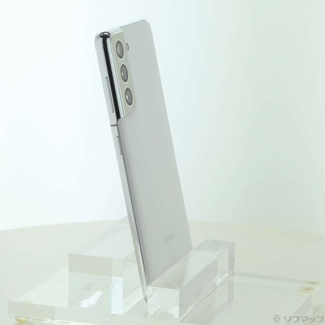 (中古)SAMSUNG Galaxy S21 5G 256GB ファントムホワイト SCG09 auロック解除SIMフリー(349-ud)_3
