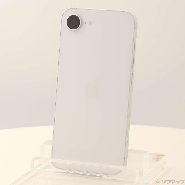 中古)Apple iPhone16e 128GB ホワイト MD1R4J/A SIMフリー(258-ud)
