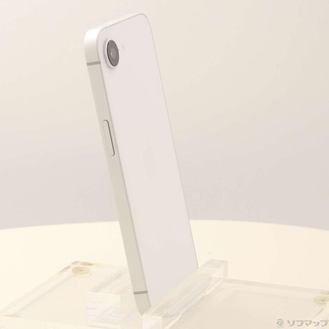 中古)Apple iPhone16e 128GB ホワイト MD1R4J/A SIMフリー(258-ud)