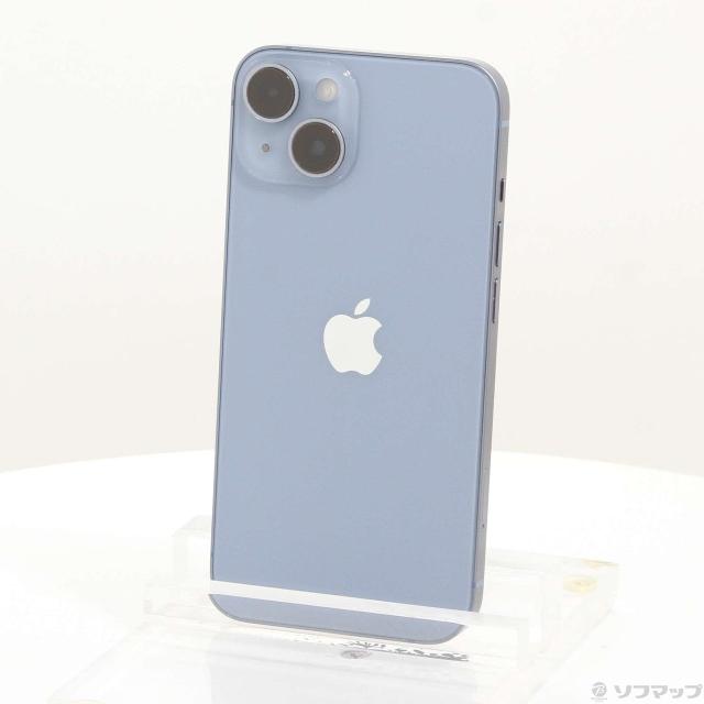 (中古)Apple iPhone14 256GB ブルー MPWN3J/A SIMフリー(349-ud)