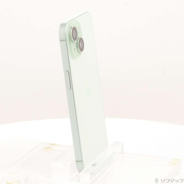 (中古)Apple iPhone15 256GB グリーン MTMT3J/A SIMフリー(348-ud)