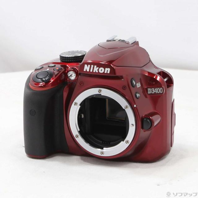 (中古)Nikon NIKON D3400 ボディ レッド(198-ud)