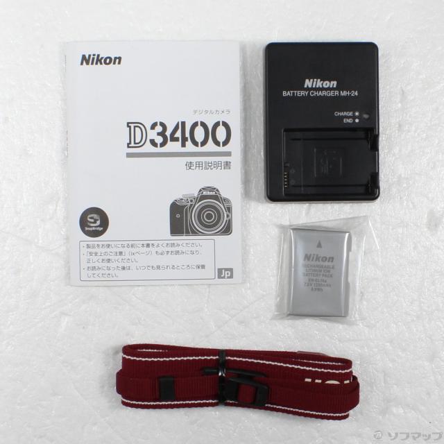 (中古)Nikon NIKON D3400 ボディ レッド(198-ud)_5