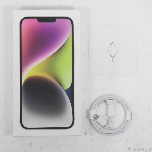 (中古)Apple iPhone14 Plus 128GB スターライト MQ4D3J/A SIMフリー(344-ud)_4