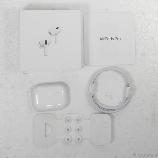 中古)Apple USB-C充電ケース付き AirPods Pro 第2世代 MTJV3J/A(349-ud)