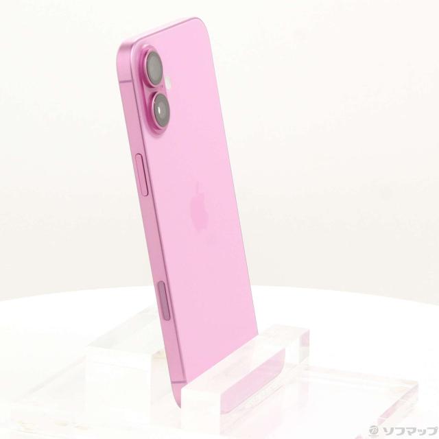 (中古)Apple iPhone16 Plus 256GB ピンク MXVJ3J/A SIMフリー(196-ud)