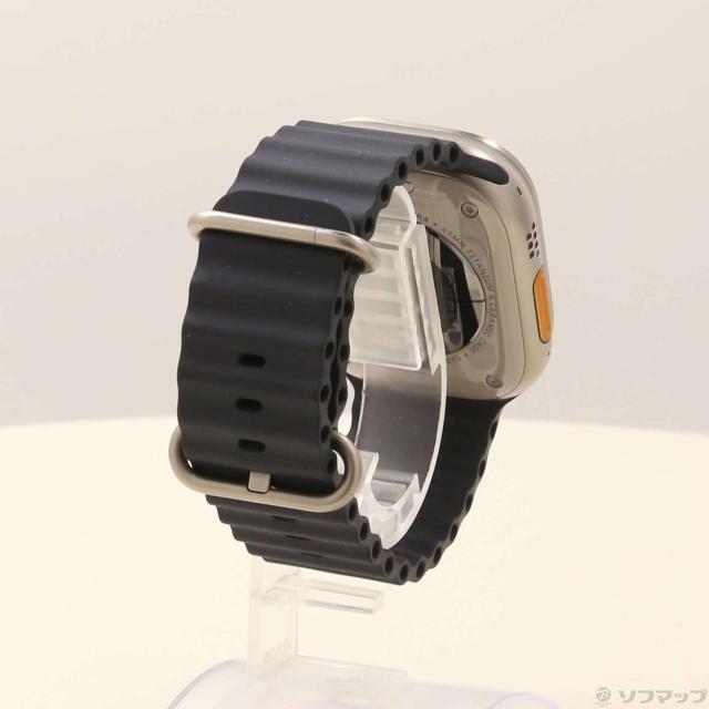 (中古)Apple Apple Watch Ultra GPS + Cellular 49mm チタニウムケース ミッドナイトオーシャンバンド(344-ud)_2