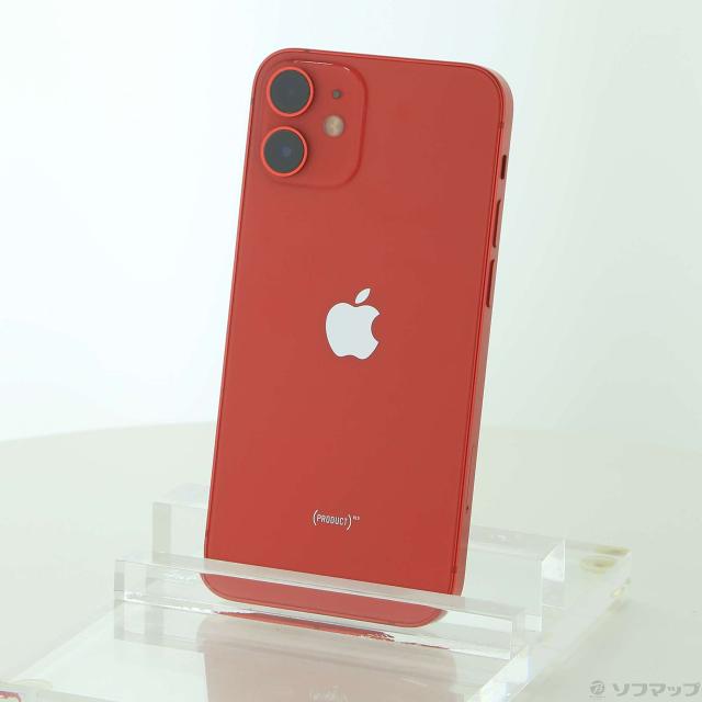 中古)Apple iPhone12 mini 128GB プロダクトレッド MGDN3J/A SIM