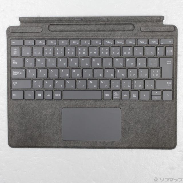 (中古)Microsoft Surface Pro スリムペン2付き Signatureキーボード 8X6-00079 プラチナ(262-ud)