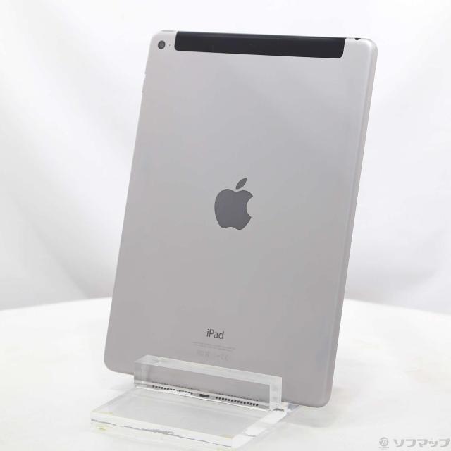 (中古)Apple iPad Air 2 64GB スペースグレイ MGHX2J/A au(377-ud)