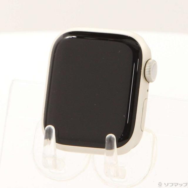 (中古)Apple Apple Watch Series 8 GPS 41mm スターライトアルミニウムケース バンド無し(262-ud)