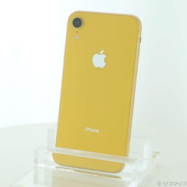 (中古)Apple iPhoneXR 128GB イエロー MT0Q2J/A SIMフリー(247-ud)