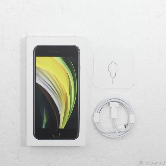 (中古)Apple iPhone SE 第2世代 64GB ブラック MHGP3J/A SIMフリー(247-ud)_4