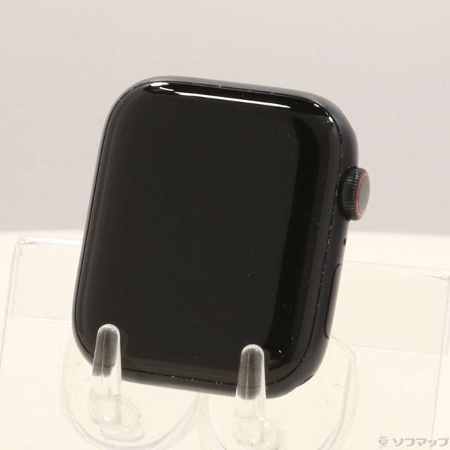 (中古)Apple Apple Watch SE 第2世代 GPS + Cellular 44mm ミッドナイトアルミニウムケース バンド無し(258-ud)