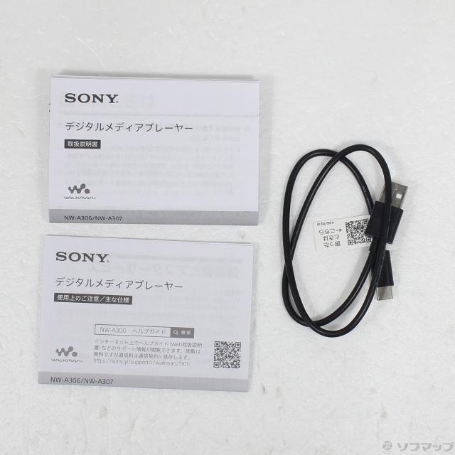 (中古)SONY WALKMAN A300シリーズ メモリ32GB+microSD グレー NW-A306(349-ud)_4