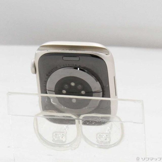 (中古)Apple Apple Watch Series 8 GPS 45mm スターライトアルミニウムケース バンド無し(352-ud)_2