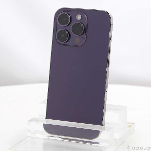 中古)Apple iPhone14 Pro 256GB ディープパープル MQ1E3J/A SIMフリー