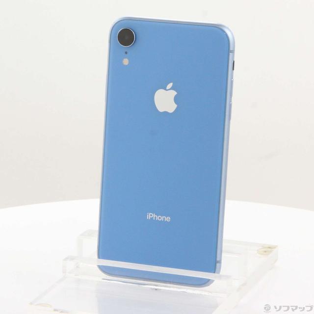 (中古)SoftBank iPhoneXR 64GB ブルー MT0E2J/A SoftBank(247-ud)