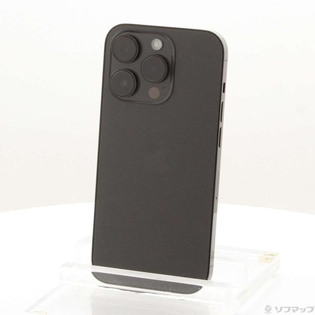 (中古)Apple iPhone14 Pro 256GB スペースブラック MQ0Q3J/A SIMフリー(348-ud)