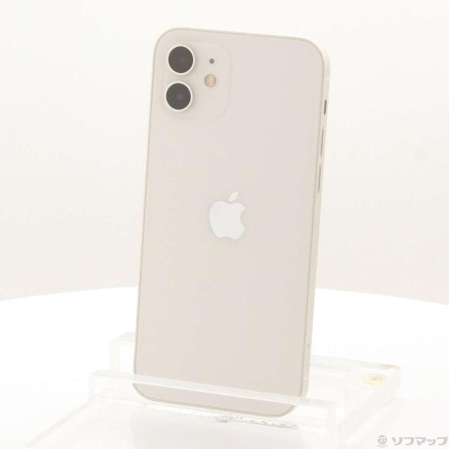 (中古)Apple iPhone12 128GB ホワイト MGHV3J/A SIMフリー(196-ud)
