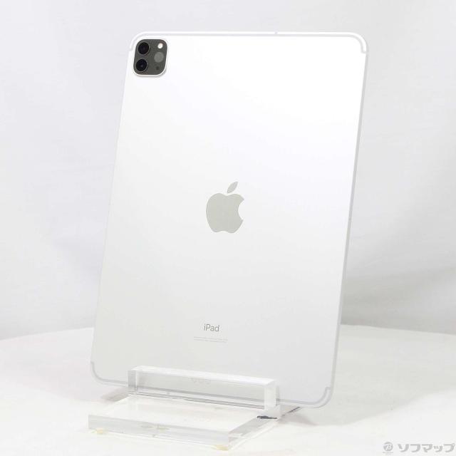 (中古)Apple iPad Pro 11インチ 第2世代 512GB シルバー MXE72J/A auロック解除SIMフリー(295-ud)