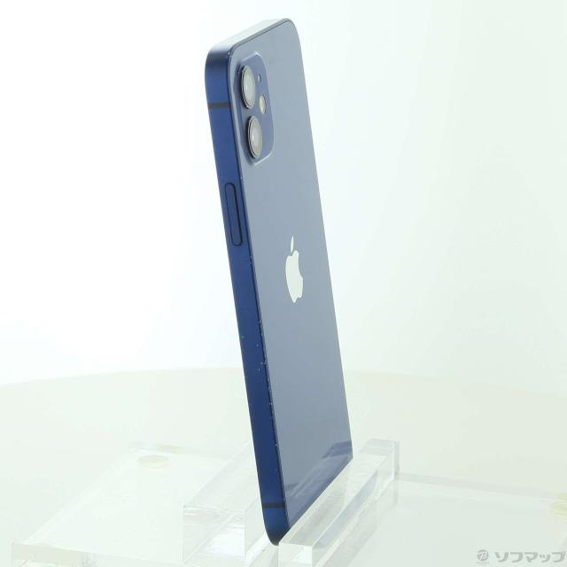 中古)Apple iPhone12 256GB ブルー MGJ33J/A SIMフリー(276-ud)