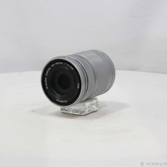 (中古)OM SYSTEM M.ZUIKO DIGITAL ED 40-150mm F4.0-5.6 R シルバー(344-ud)
