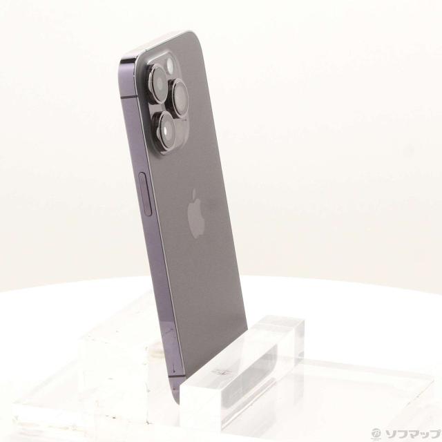 (中古)Apple iPhone14 Pro 128GB ディープパープル MQ0F3J/A SIMフリー(377-ud)_3