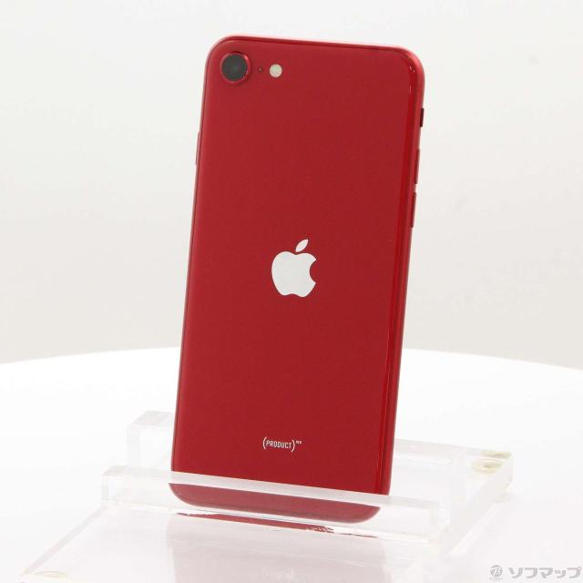 中古)Apple iPhone SE 第2世代 64GB プロダクトレッド MX9U2J/A SIM 